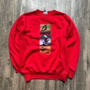 Urban Assault Gear Sweatshirt Pullover Graphic Print Kids‎ Red